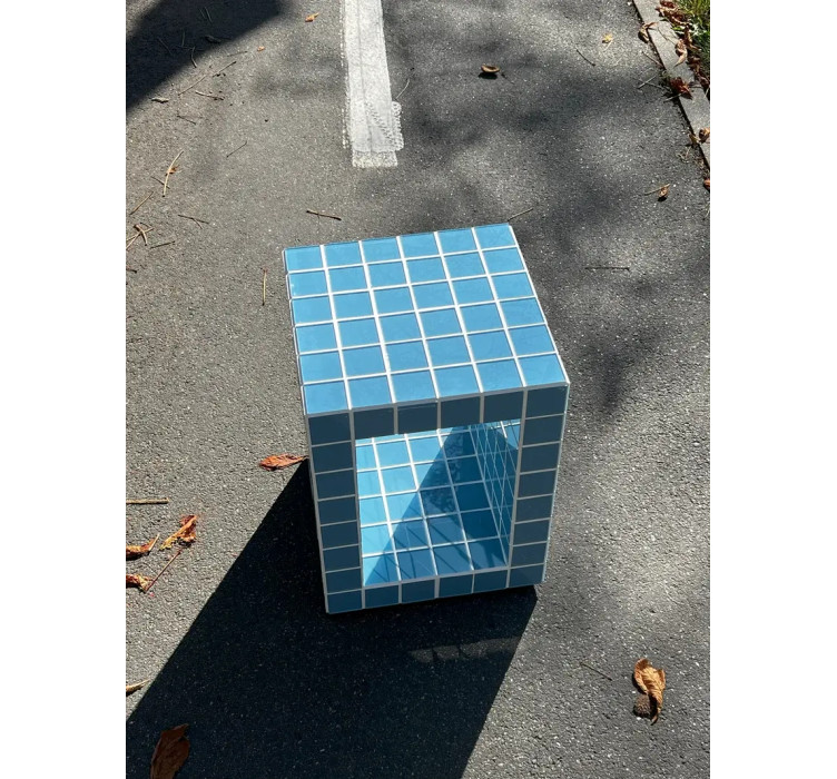 Кавовий столик Cube Hole 45/32 см. Tile 5 см.1